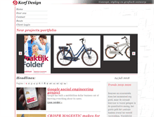 Tablet Screenshot of korfdesign.nl